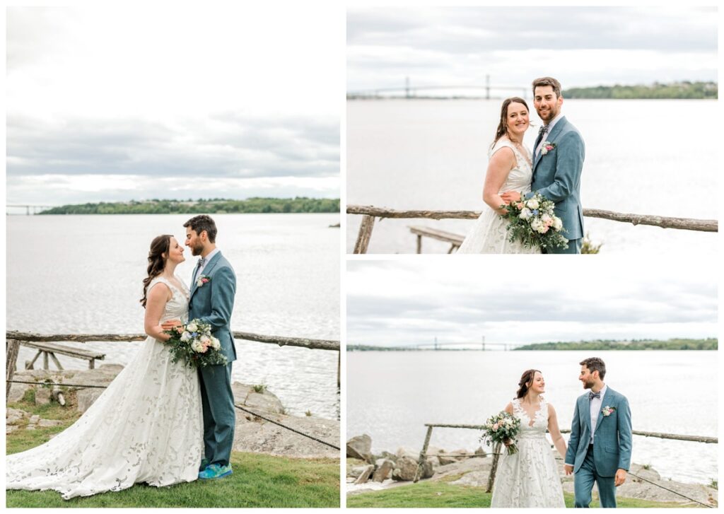 Current image: Bride and Groom portraits Mount Hope Farm Wedding in Bristol RI